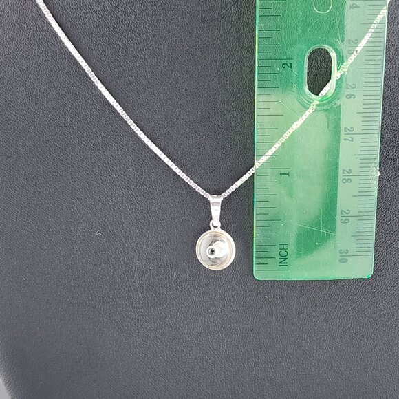 Sterling Silver 925 Evil Eye Pendant – Clear Charm Necklace for Protection - Picture 8 of 11